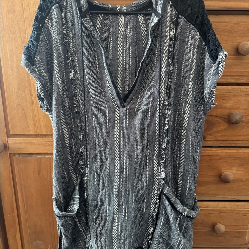 Free People Forever Yours Knit Tunic Top - Picture 2 of 7